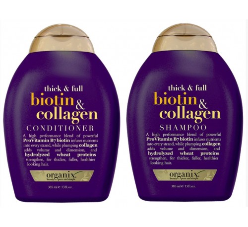 OGX Biotin & Collagen Shampoo and Conditioner - Made in USA
