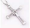 Men Stylish Dominic Toretto Cross Pendant Necklace