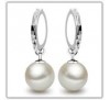 Women Fashion Jewelry 10MM Freshwater Pearl Earrings