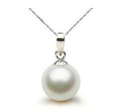  Women Fashion Jewelry White Pearl Pendant