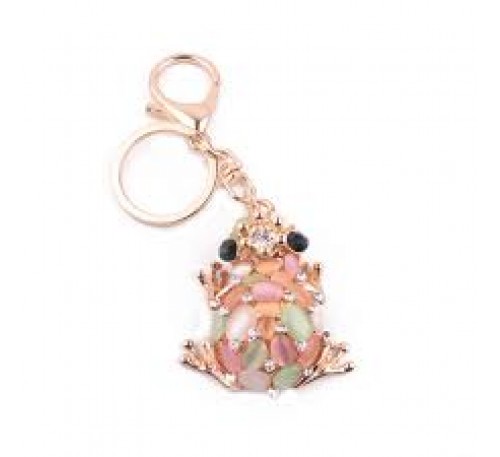 Fashion Crystal Frog Luxury Key Chain