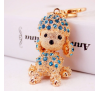 Fashion Kawaii Crystal Puppy Key Chain 