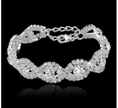 Women Elegant Deluxe Austrian Crystal Bracelet 