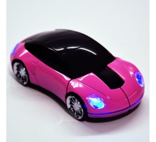 Wireless Optical 3D Car Shaped With LED Light Mouse