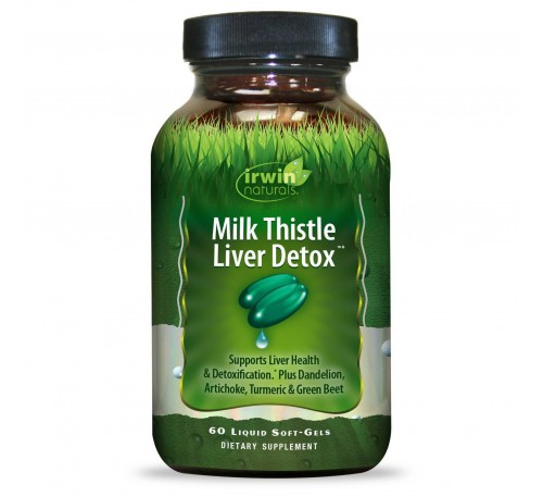  Irwin Naturals Milk Thistle Liver Detox -  Tăng Cường Chức Năng & Thải Độc Cho Gan - Made in USA