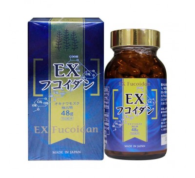   EX Fucoidan Mozuku - Tảo Nâu Fucoidan Nhật Bản - 150 Capsules - Made in Japan