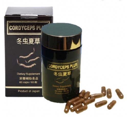  Cordyceps Plus - Đông Trùng Hạ Thảo - 60 Capsules - Made in  Japan