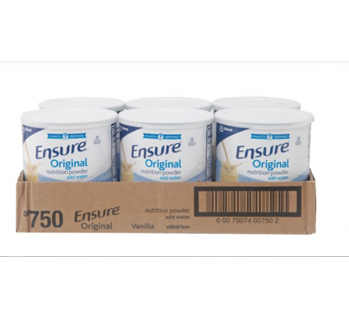   Ensure Original Nutrition Powder Pack of 6 - Sữa Bột Ensure Bổ Sung Dưỡng Chất 397g- 6 Hộp  - Made in USA