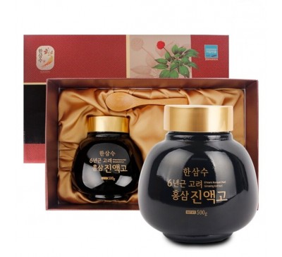 Hansamsu Red Ginseng 6 Years Old Extract - Cao Hong Sam Hansamsu Han QUOC - 500g per Bottle - Made in Korea
