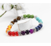 Seven Healing Balance Beads For Yoga Life Energy Natural Stone Bracelet