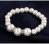 Women Necklace + Bracelet + Earrings Pearl Set