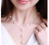 Pearl Jewelry Set Included Necklace + Bracelet +Earrings