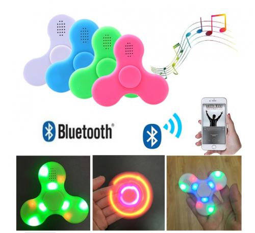 Bluetooth Speaker With LED Light Mini Hand Spinner