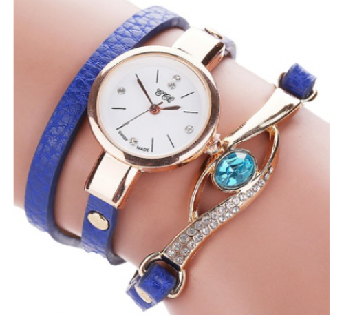 Mode Casual Analogiques Quartz & Femmes Rhinestone Montre Bracelet Watch